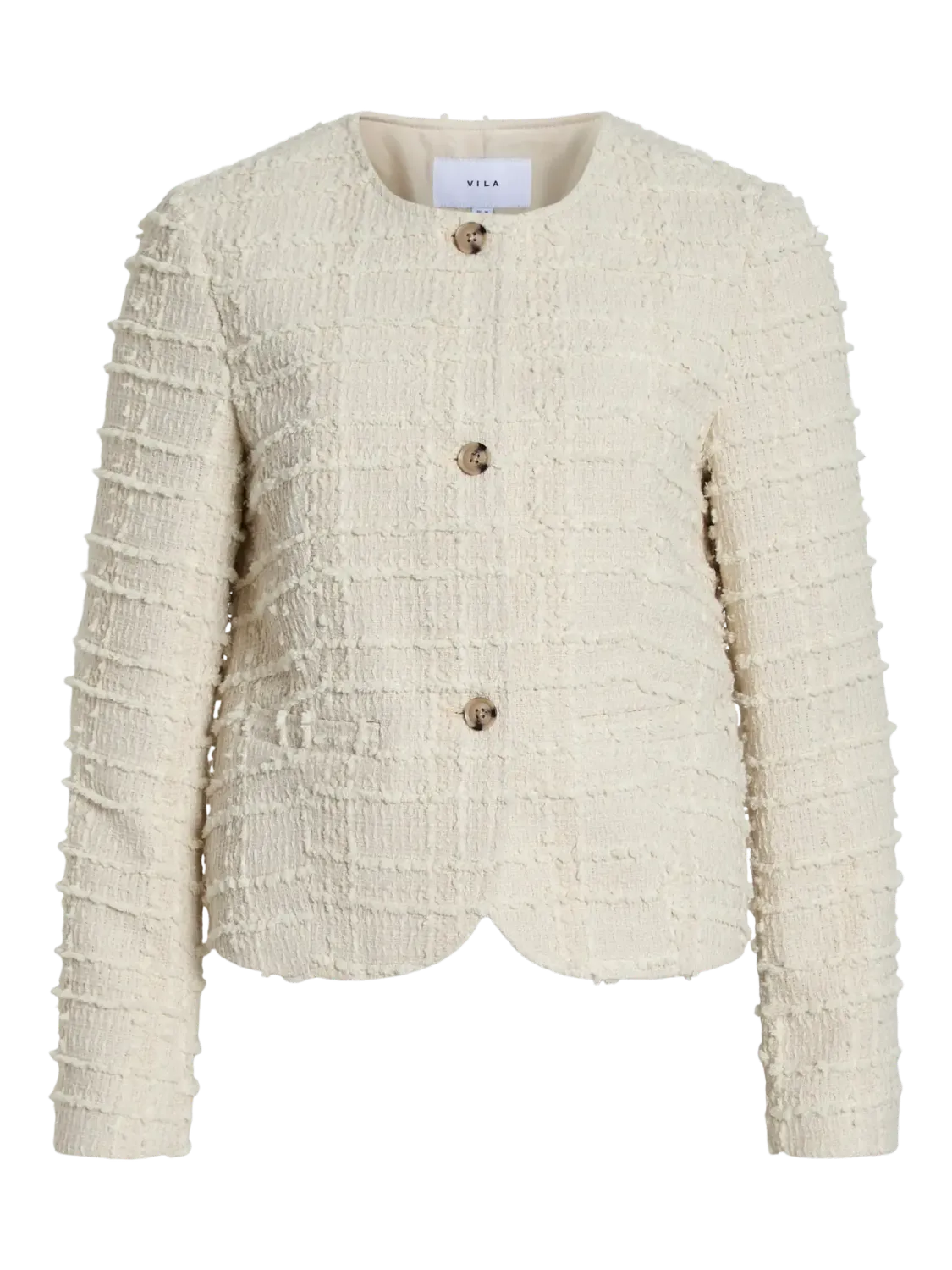 Vila VILIKEY L/S SHORT JACKET Birch 14107582