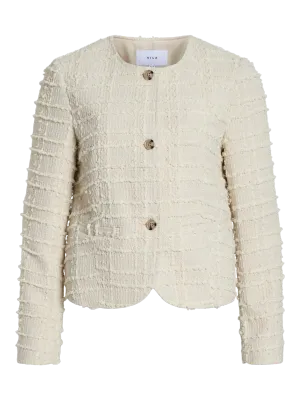 Vila VILIKEY L/S SHORT JACKET Birch 14107582