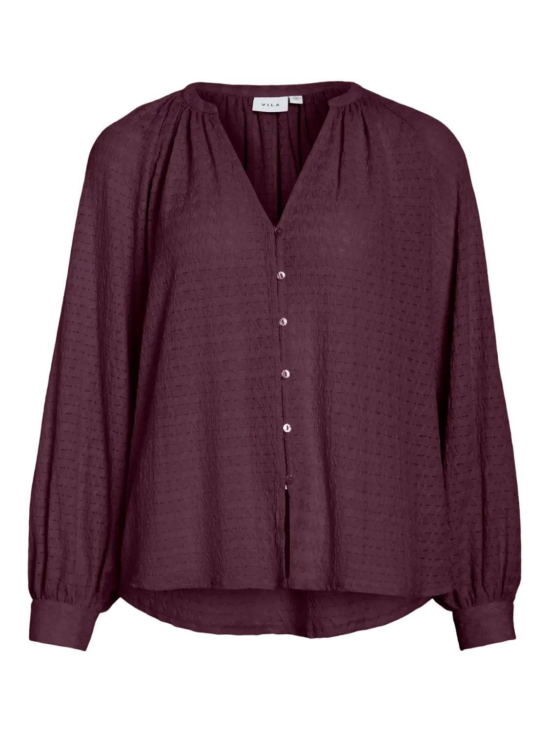 Vila VIBABERA V-NECK L/S SHIRT Fig 14110148