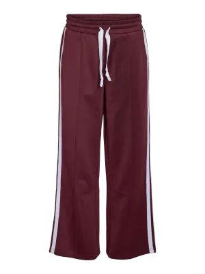 Noisy May NMJENNA NW SPORTY JOGGER JRS Windsor Wine/WHITE S 27031526