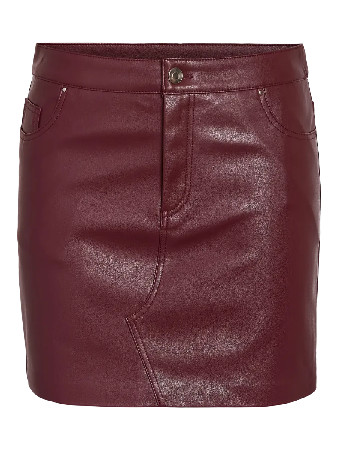 Noisy May NMKATE NW PU SKIRT NOOS Windsor Wine 27034748