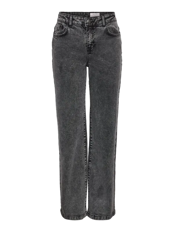 Noisy May NMYOLANDA NW WIDE JEANS AZ391DG FWD: Dark Grey Denim 27035210