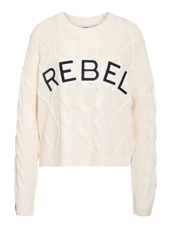 Noisy May NMREBECCA L/S O-NECK CABLE KNIT 244775001 27035203