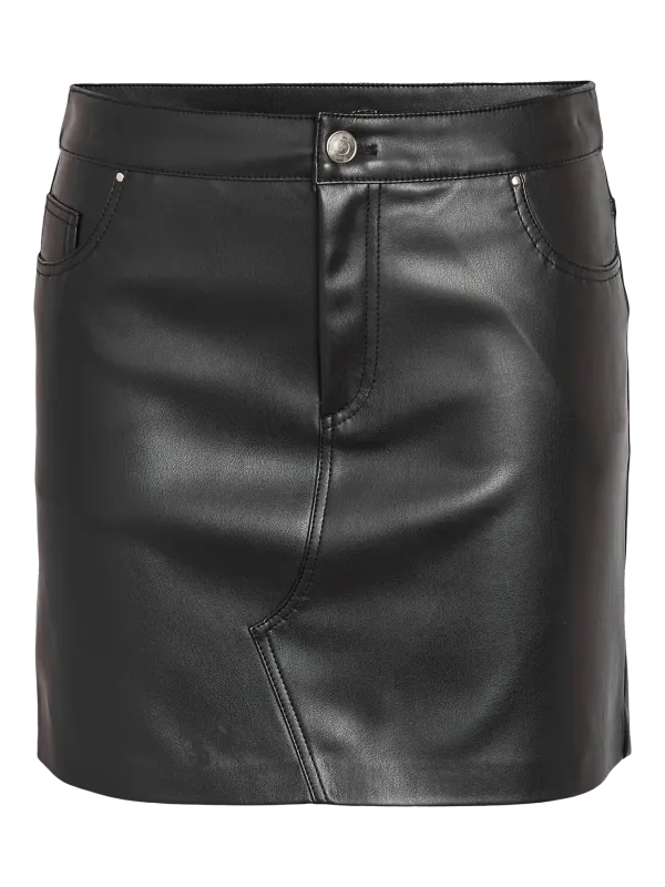 Noisy May NMKATE NW PU SKIRT NOOS Black 27034748