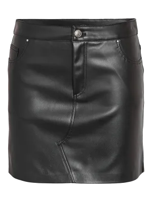 Noisy May NMKATE NW PU SKIRT NOOS Black 27034748 Noisy May NMKATE NW PU SKIRT NOOS Black 27034748