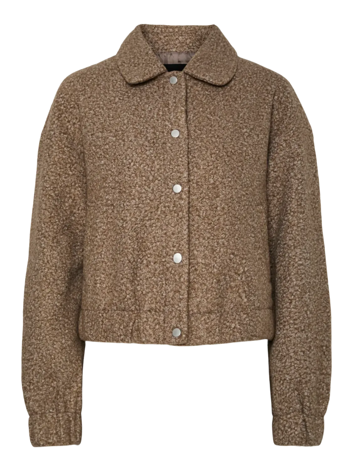 Pieces PCNADIA SHORT JACKET Morel/Melange 17151427