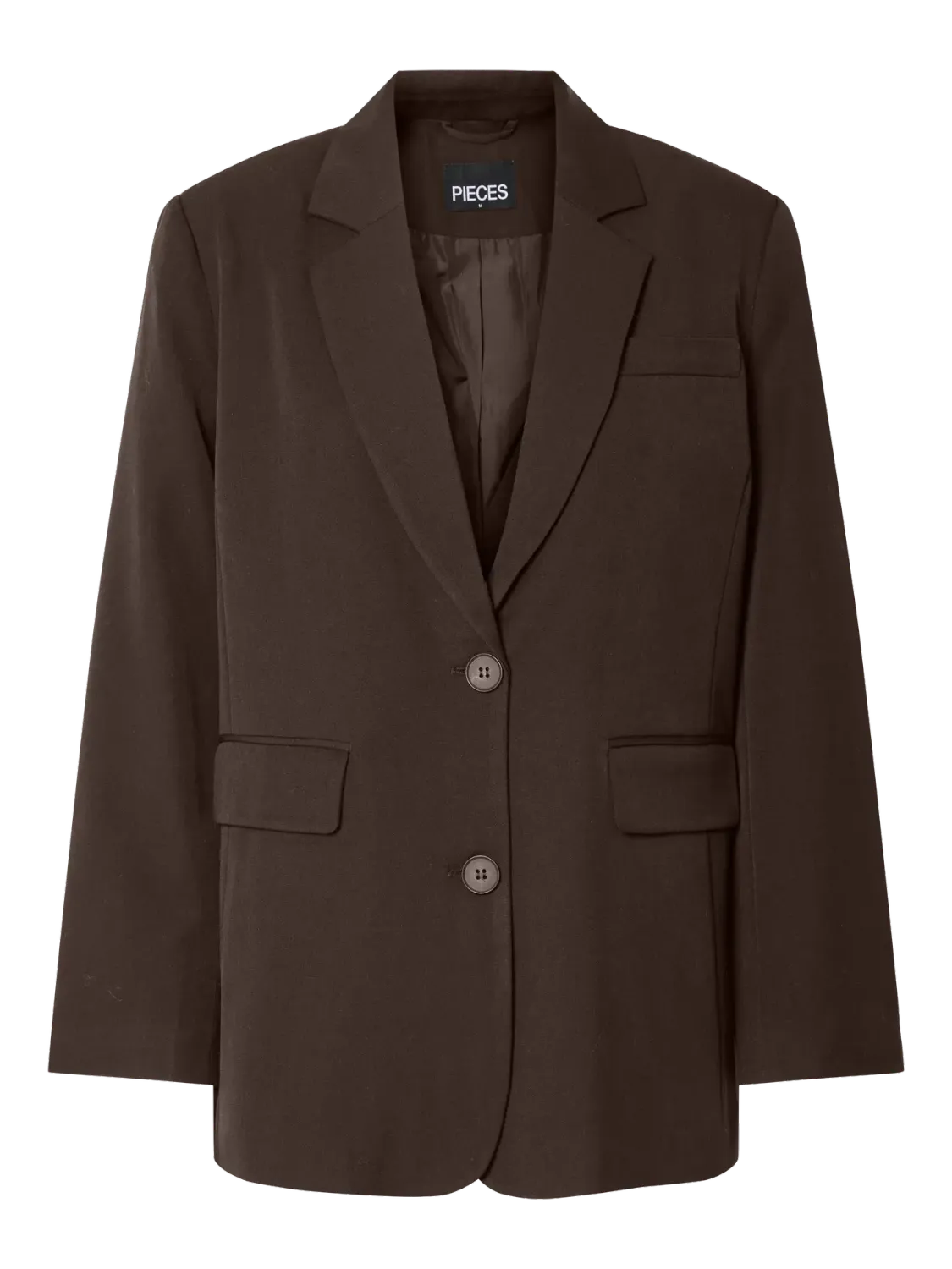 Pieces PCKAMIL LS LOOSE BLAZER NOOS BC Hot Fudge 17157464
