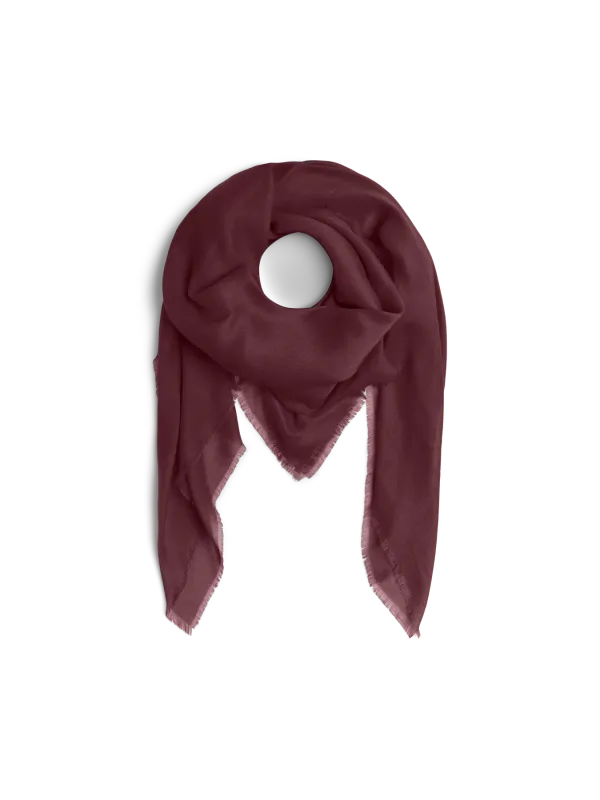 Pieces PCHAILEY SOFT SCARF NOOS BC Tawny Port 17159000