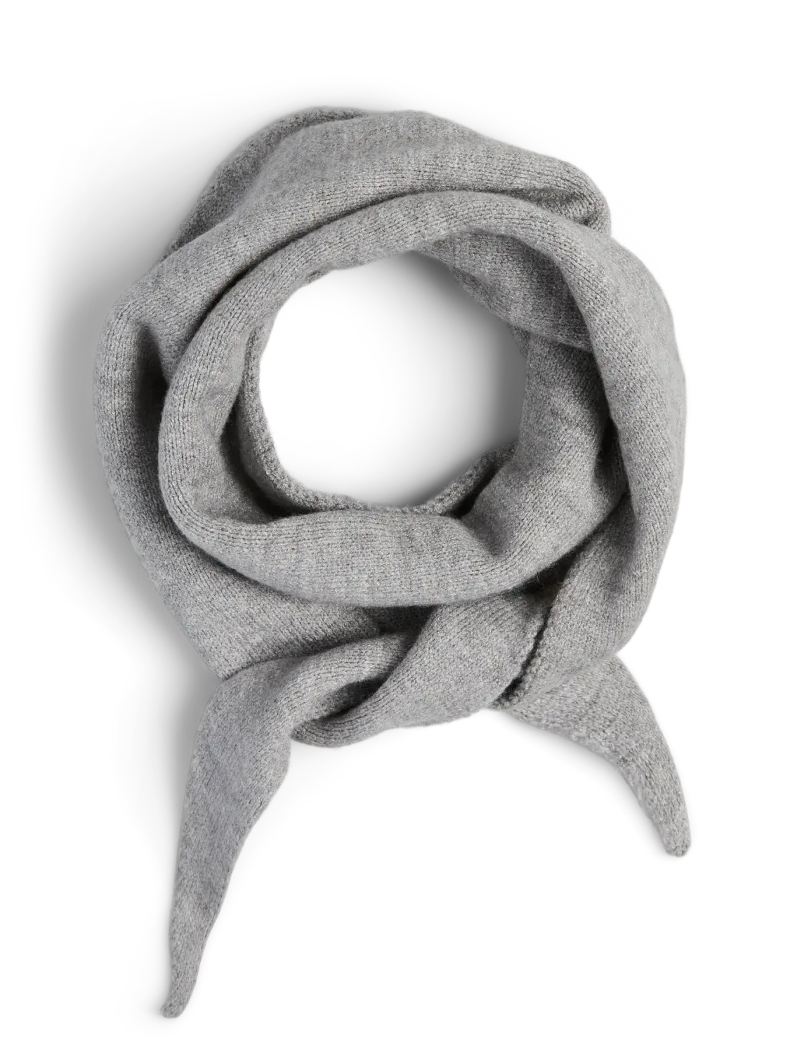 Pieces PCKOMMA TRIANGLE SCARF NOOS BC Medium Grey Melange 17159754