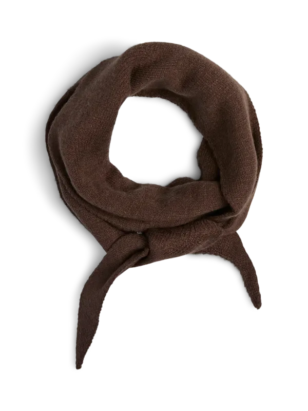 Pieces PCKOMMA TRIANGLE SCARF NOOS BC Hot Fudge 17159754