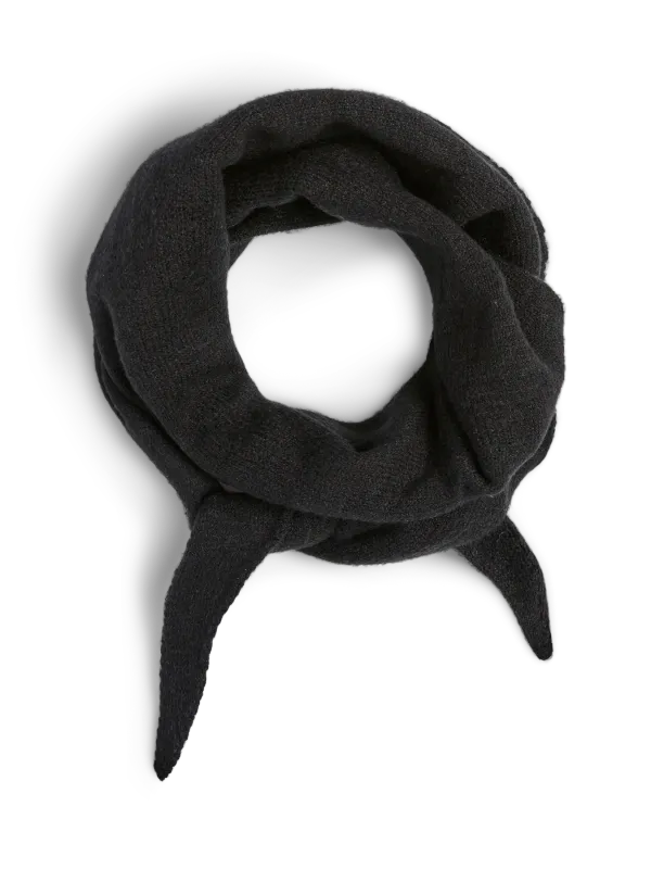Pieces PCKOMMA TRIANGLE SCARF NOOS BC Black 17159754