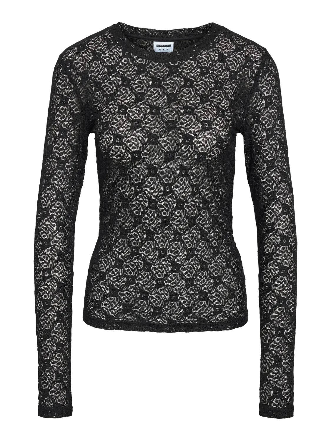 Noisy May NMJUDITH L/S LACE TOP NOOS Black 27034819