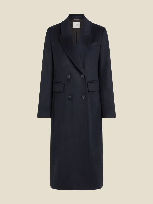 Beaumont TIFFANY long coat night blue BM08260253