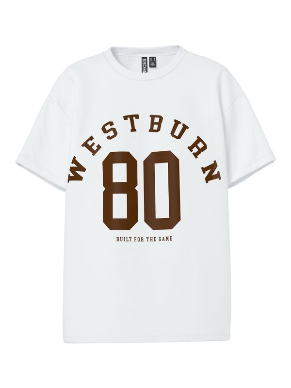Pieces PCALIFI FASTTRACK SS OVERSIZE TEE J: Bright White/Westbur 17163845
