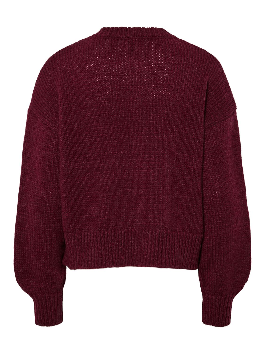 Pieces PCJELENA LS O-NECK KNIT CARDIGAN BC Tawny Port 17160645