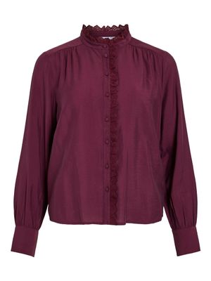 Vila VIMALIMA L/S FRILL SHIRT/PB Fig 14110662