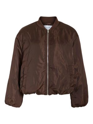 Vila VIBILLIE L/S BOMBER JACKET Coffee Bean 14110835