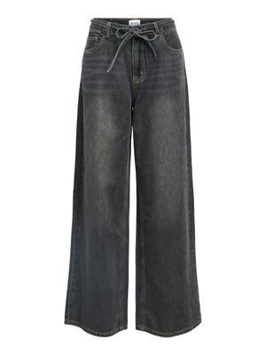 Object OBJROSIE MW WIDE JEANS NOOS Medium Grey Denim 23046943