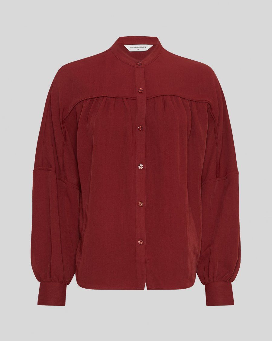 MSCH Copenhagen MSCHMadie Genette Shirt SYRAH 19225
