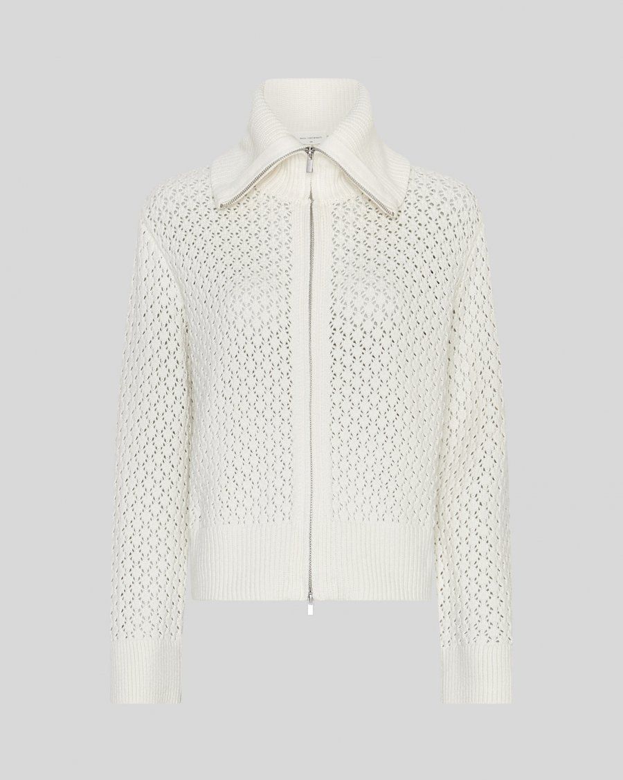 MSCH Copenhagen MSCHDaina Zip Cardigan EGRET 19252