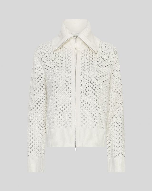 MSCH Copenhagen MSCHDaina Zip Cardigan EGRET 19252