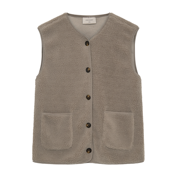 Freequent FQTEDDY-WAISTCOAT Desert Taupe 207624