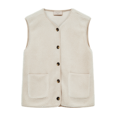Freequent FQTEDDY-WAISTCOAT Moonbeam 207624