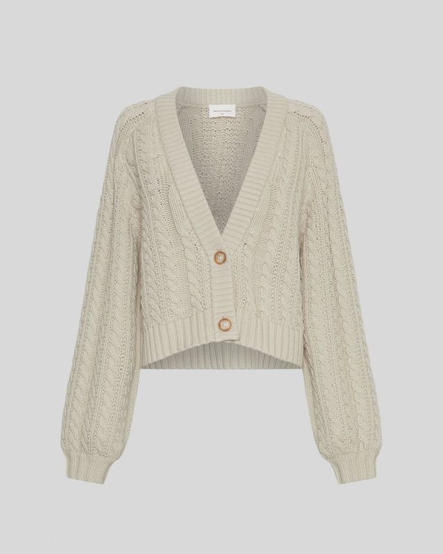 MSCH Copenhagen MSCHKeisha Jillena Cardigan OATMEAL MELANGE 19174