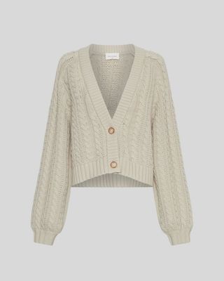 MSCH Copenhagen MSCHKeisha Jillena Cardigan OATMEAL MELANGE 19174