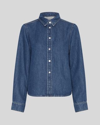 MSCH Copenhagen MSCHLaurentine Rue Shirt MID BLUE WASH 19280