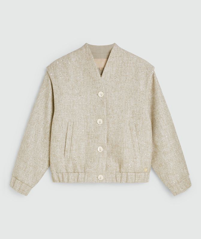Josh V Kellie jacket light brown melange JV-2508-0305