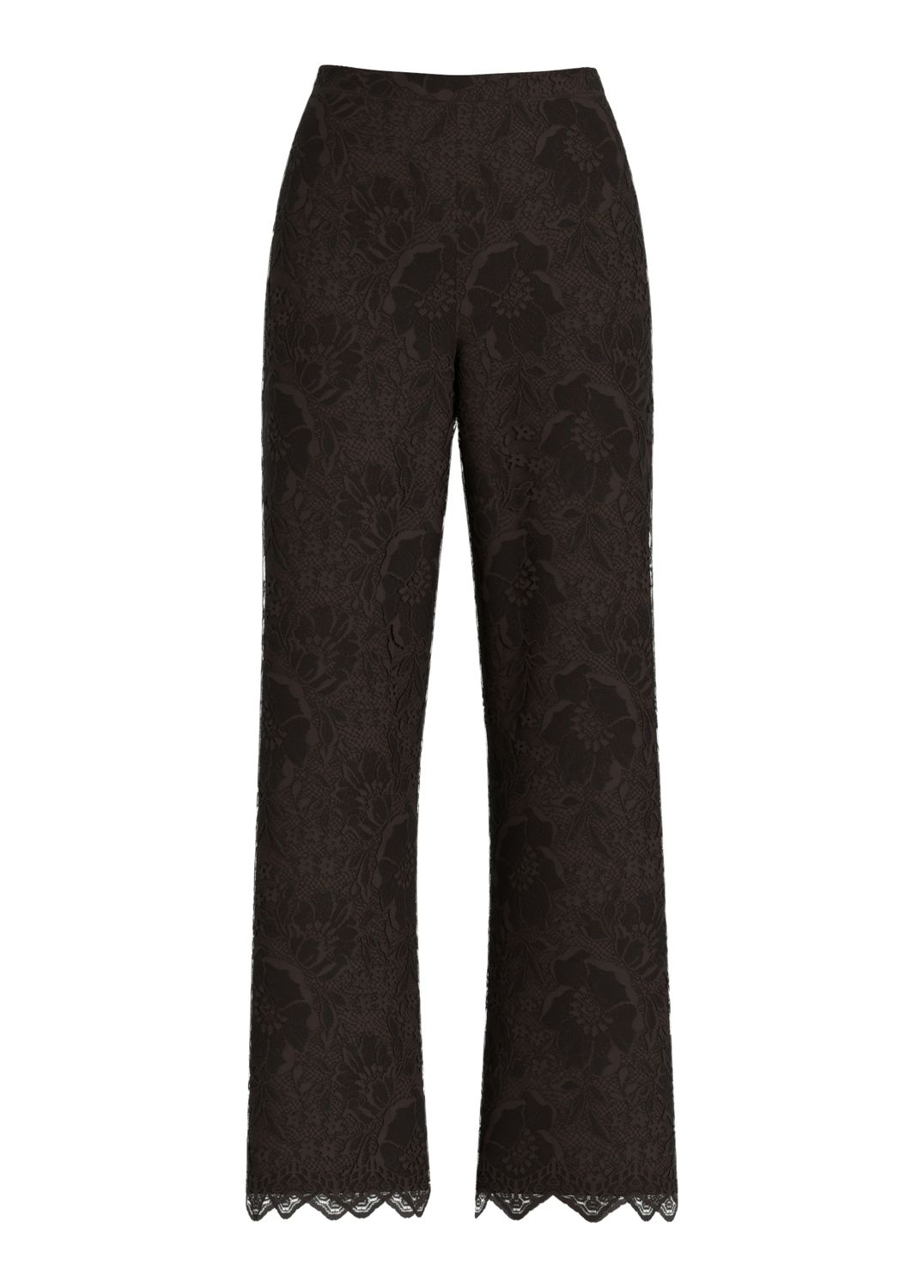 Vila VIMAYE HW LACE PANTS Coffee Bean 14112413