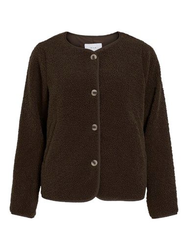 Vila VIADA TEDDY JACKET Coffee Bean 14104855