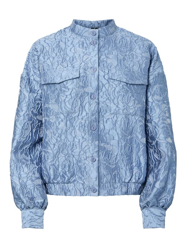 Pieces PCKARINA LS BOMBER JACKET WV D2D PP Blue Bell 17163994