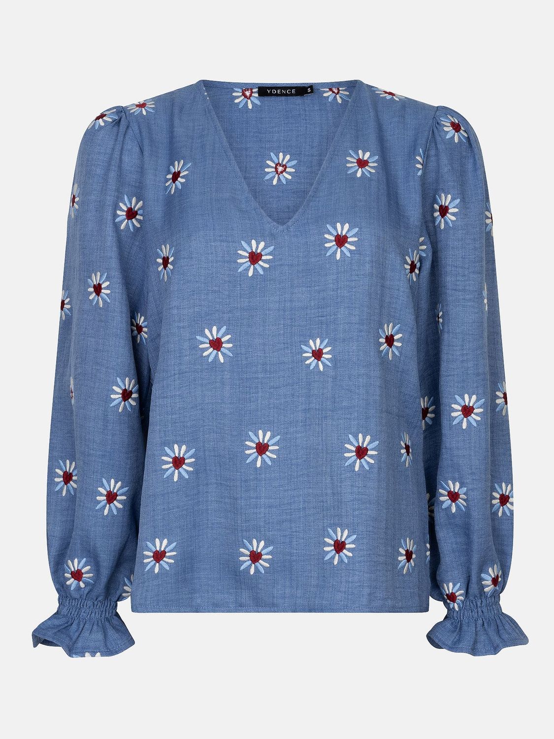 Ydence top philou Denim blue FS2530