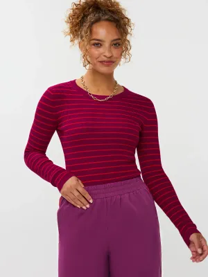 Ydence Knitted top Devina Fuchsia purple/red FC2506