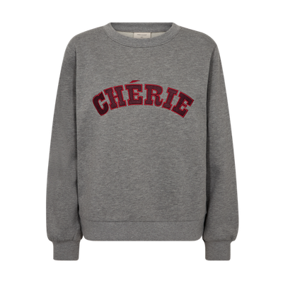 Freequent FQWANA-PULLOVER Med. Grey Mel. w. Port Royale 206692