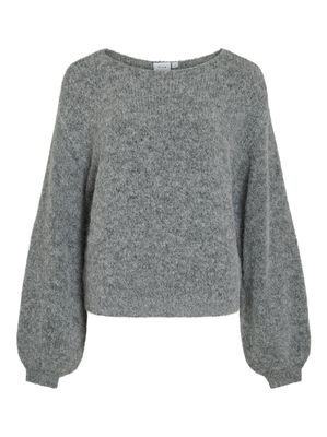 Vila VIMARLEY L/S KNIT PULLOVER Medium Grey Melange 14110972