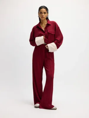 Refined MARA PANTS 58 Structure polyester bordeaux R2509158745