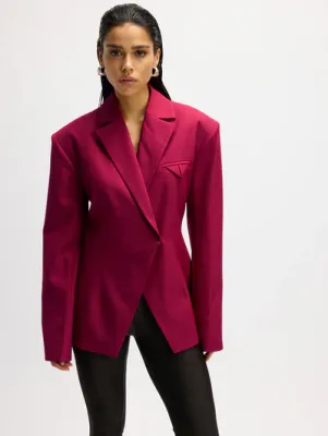 Refined MILEY BLAZER 55 Suit fabric bordeaux R2509455750