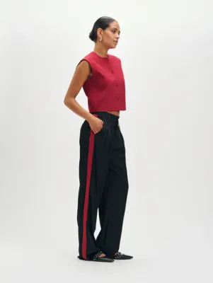 Refined KALEA PANTS 30 viscose woven black R2509130771