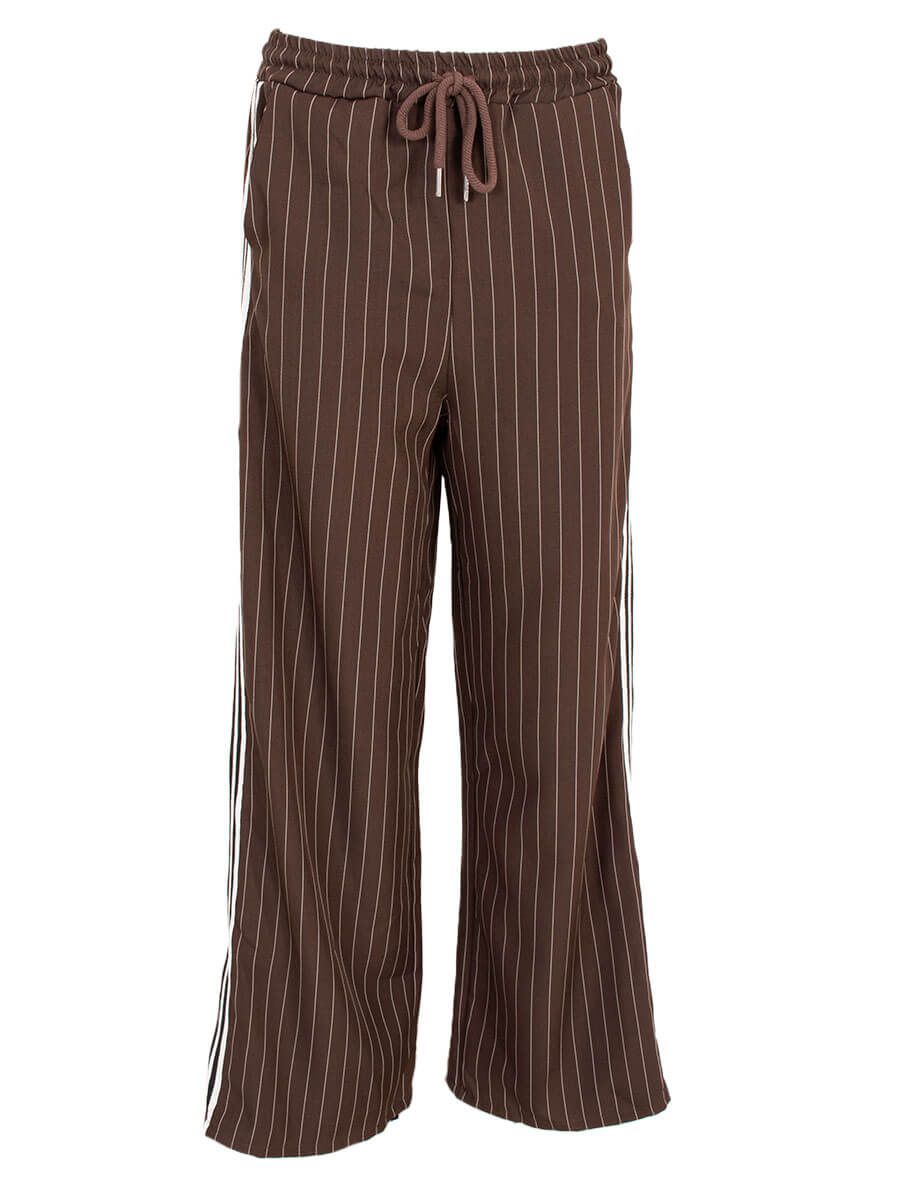 Azzurro Pants Pinstripe Brown 7421