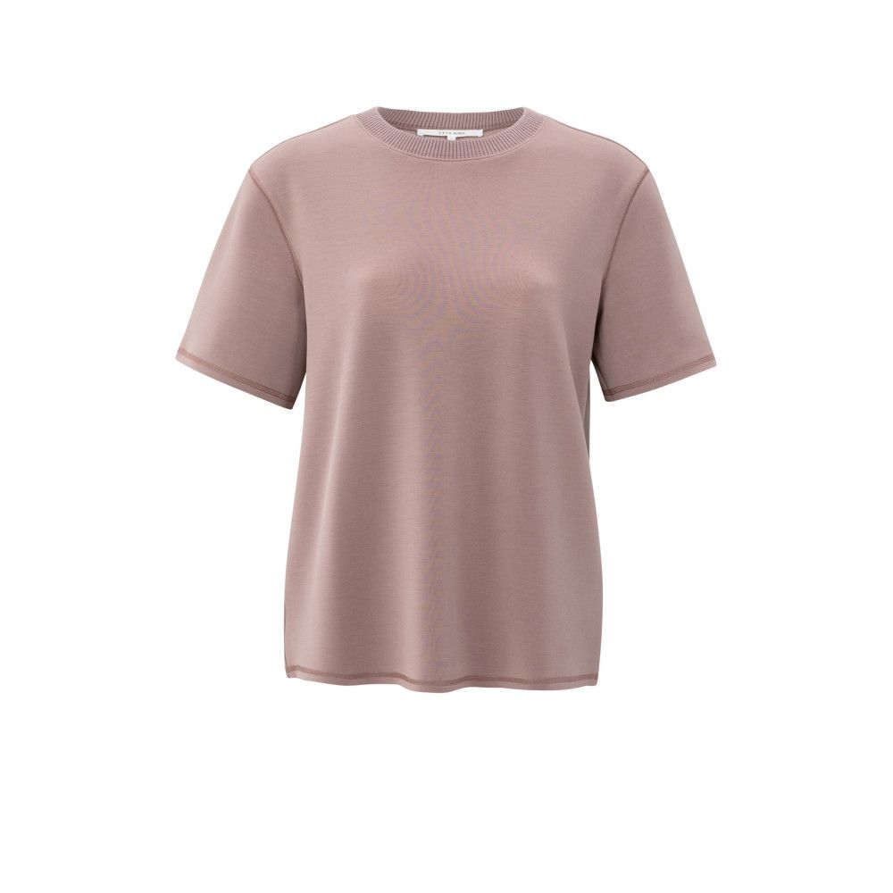 YaYa Short sleeve sweatshirt with k BLUSH PINK 01-109097-509