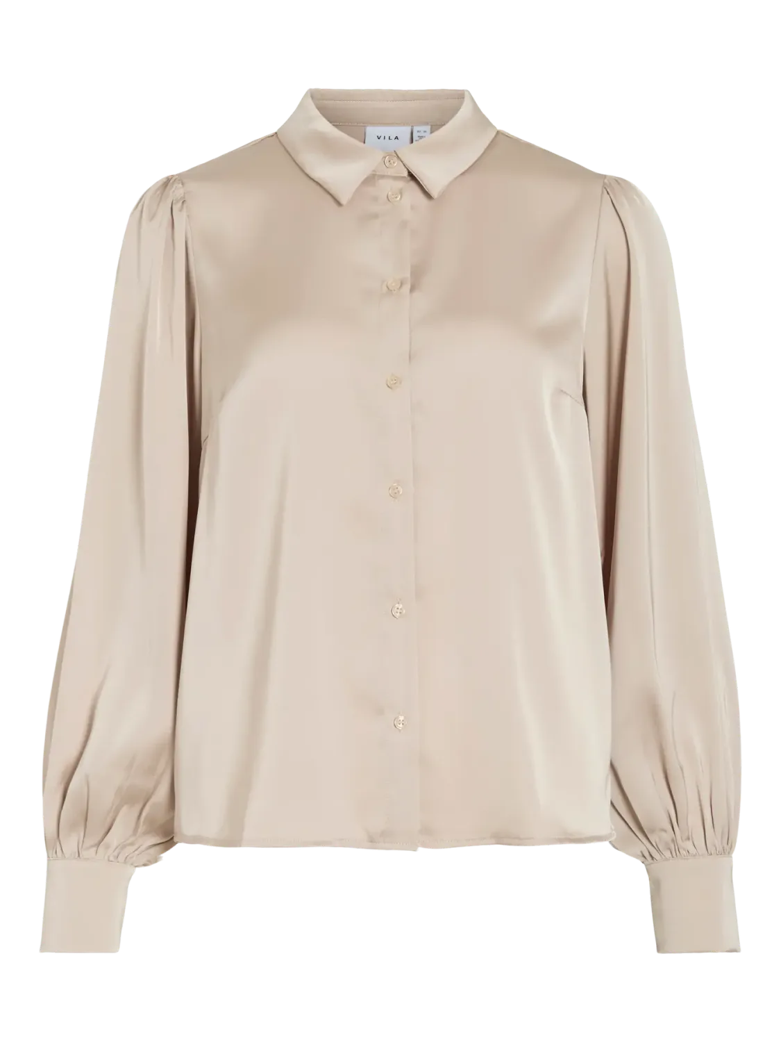 Vila VIENNA RAVENNA L/S BALLOON SHIRT - : Cement 14107462