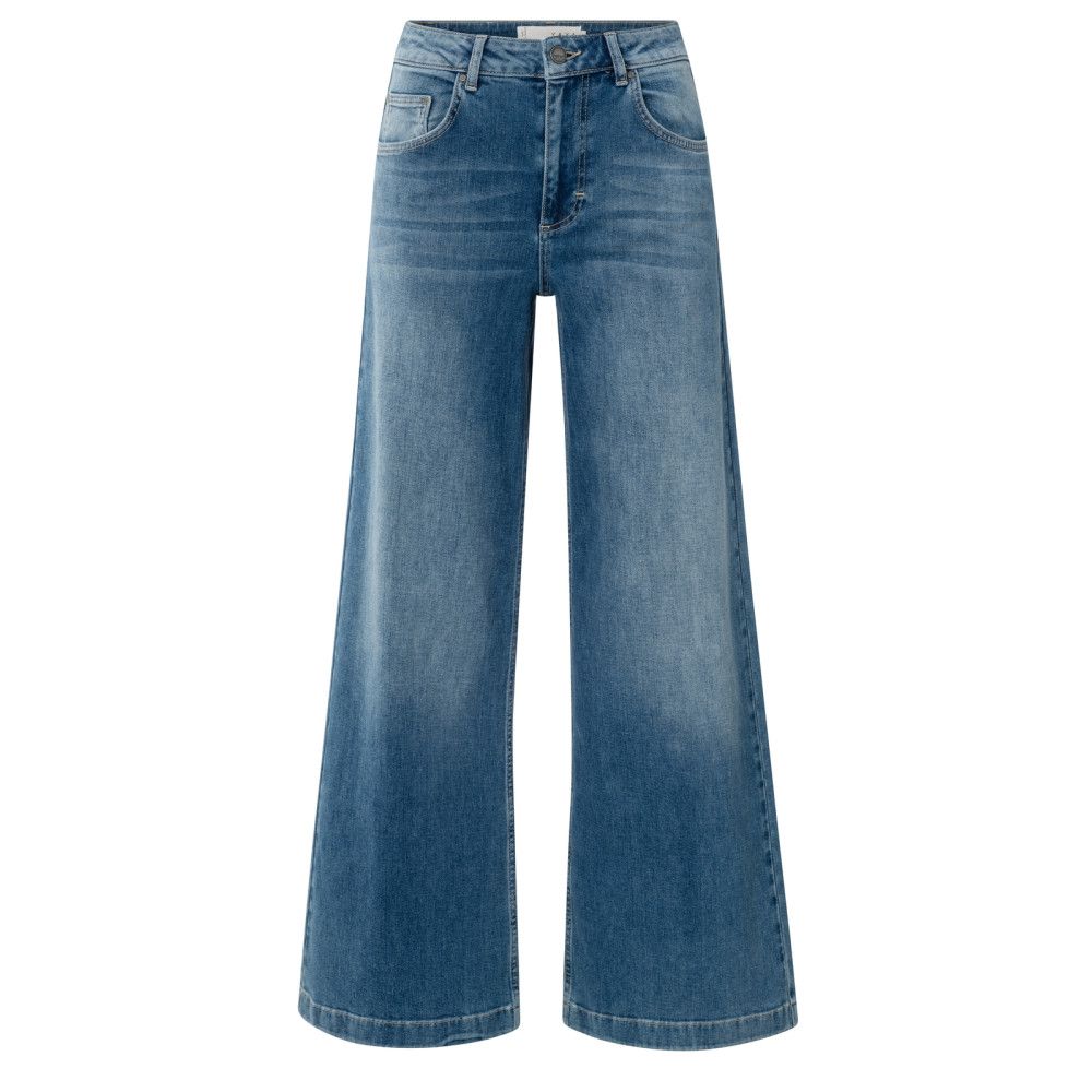 YaYa Hw loose wide denim - L32 BLUE DENIM 01-311119-509
