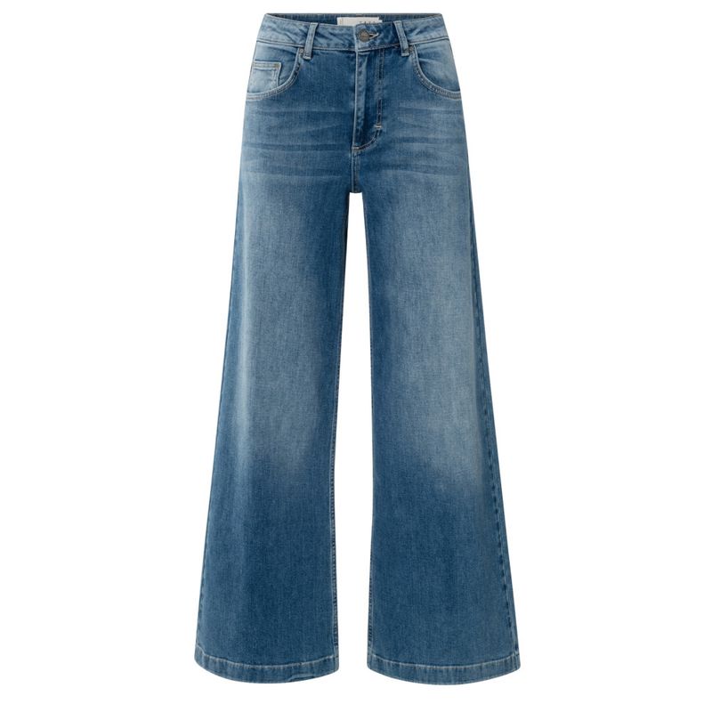 YaYa Hw loose wide denim - L32 BLUE DENIM 01-311119-509