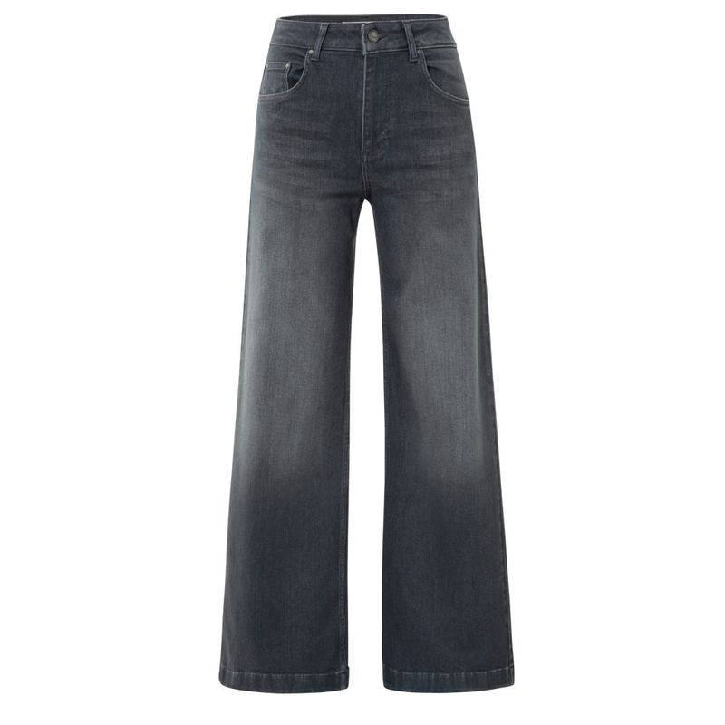 YaYa Hw loose wide denim - L32 GREY DENIM 01-311119-509