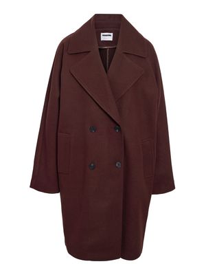 Noisy May NMCICI OVERSIZED COAT BF Windsor Wine 27035311