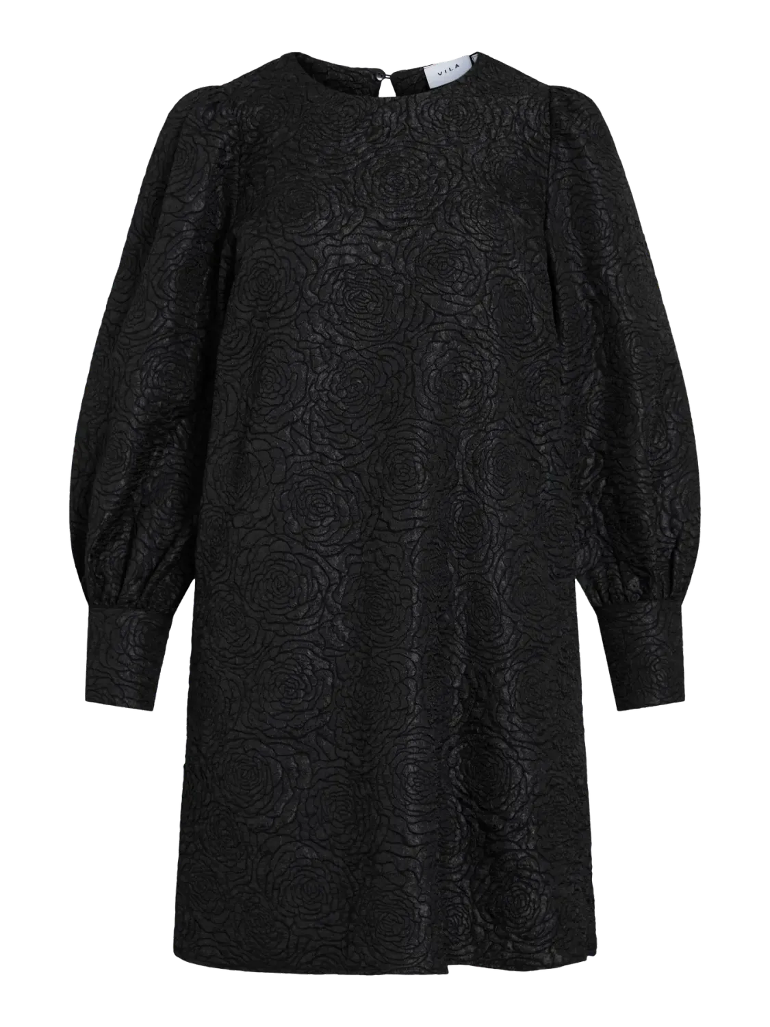 Vila VITALIAMA O-NECK L/S DRESS/PR Black Beauty 14110657