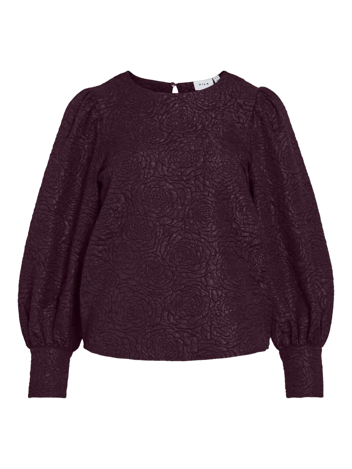 Vila VITALIAMA O-NECK L/S TOP/PR Fig 14110659